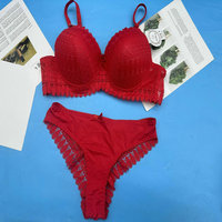 2,15 Dollar Modell YWB084 BH-Größe 40-46D Cup Übergröße Teenager-Mädchen Atmungsaktives Große Größen Damen BH-Slip-Set Gepolsterte BHs für Frauen