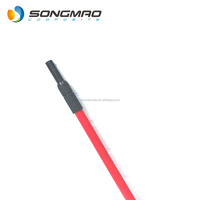 Poteau télescopique en fibre de carbone 24 pieds personnalisé OEM haute résistance de bonne qualité pour mât d'antenne de mât de drapeau