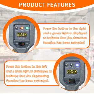 เครื่องตรวจจับฉลากและที่จับป้าย EAS AM หรือ RF 8.2MHz หรือ58 HZ ลดเสียงรบกวนเสียงและแสงสำหรับร้านขายเสื้อผ้า - Product Image 4