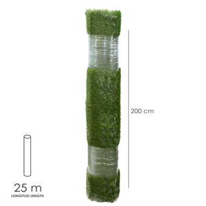 Gazon artificiel 12 mm. Rouleau de 2 x 25 mètres. Usage domestique - Product Image 2