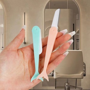 Yuhuan Manual Hair Removal <b>Razor</b> Stainless Steel <b>Blade</b> For Bikini Underarm Leg Shaving Mixed Color Plastic Handle - Product Image 4
