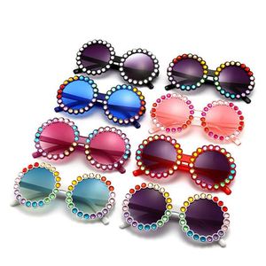 Gafas de Sol Redondas para Niñas, Diseño Retro y Moderno 2022, con Pedrería Colorida - Product Image 6