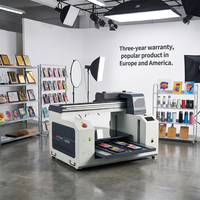 Impresora UV Plana 6050 de Alta Precisión CMYK con Barniz Blanco para Carcasas de Teléfono, Vidrio y Metal, 3 Años de Garantía, Certificación CE, Fábrica A2 XP600