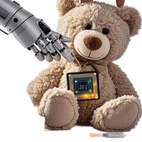 Nouveau Design Personnalisé AI Robot Doux Animal En Peluche Jouets Teddy Bear Doll Concevez Votre Propre Intelligence Interaction Peluches