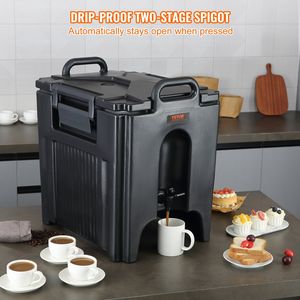 Dispensador de bebidas aislado de 10 galones de grado alimenticio LL9450UP enfriador térmico de bebidas servidor caliente/frío 1,18 capa de PU grifo de dos etapas - Product Image 5