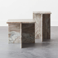 Table basse en pierre naturelle, hôtel, maison, design personnalisé, granit, marbre, style moderne, table d'appoint de luxe