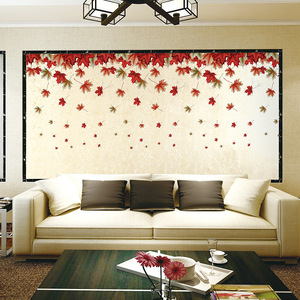 Mural de Pared Bordado a Medida con Diseño Floral y de Aves, Decoración Tradicional para el Hogar, Revestimiento de Pared para TV, Rectangular - Product Image 3