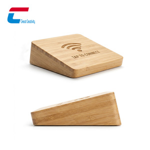 Etiqueta NFC de Madera de Bambú Personalizada NTAG 213, Tarjeta WiFi con Conexión por Contacto, Etiqueta NFC de Madera Ecológica - Product Image 6