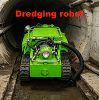 Robot de dragage télécommandé pour le nettoyage des canalisations d'égout urbaines