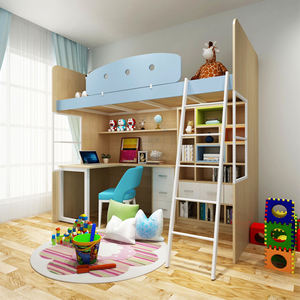 Детская металлическая полностью покрыванная кровать в стиле лофт детская двухъярусная кровать с лестницей и настенная кровать murphy - Product Image 2