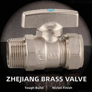 Tùy Chỉnh Hpb 59-1 Brass Bóng Van 230 Loại Nữ Nam Kẽm Xử Lý Của Nhãn Hiệu Điện Nickel Mạ Cho Nước Phương Tiện Truyền thông OEM Thân Thiện - Product Image 2