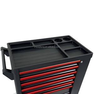 Armoire de rangement d'outils <span class=keywords><strong>en</strong></span> acier et <span class=keywords><strong>en</strong></span> fer robuste avec plateau <span class=keywords><strong>en</strong></span> <span class=keywords><strong>bois</strong></span> pour ateliers, ODM OEM pris <span class=keywords><strong>en</strong></span> charge, coffre à outils - Product Image 5