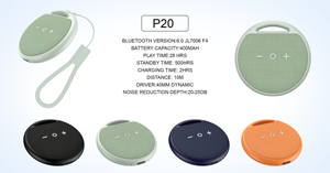 Altavoz Mini <span class=keywords><strong>para</strong></span> <span class=keywords><strong>Dormir</strong></span> Debajo de la Almohada, Diseño Redondo con Acabado de Tela, Altavoz Portátil <span class=keywords><strong>para</strong></span> un Sueño Profundo Durante Toda la Noche - Product Image 6