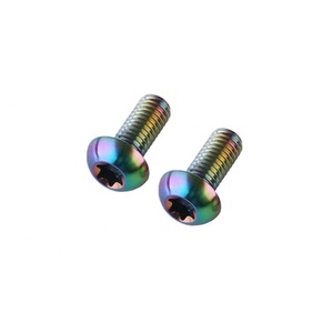 Vis en titane à tête cylindrique à six pans creux OEM de haute qualité M3/M4/M5/M6/M8/M10/M2/M2.5/M3.5 avec Candy/bleu brûlé - Product Image 2