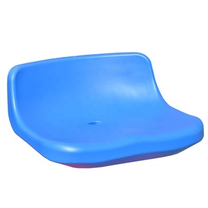 Chaise de stade pliable en plastique HDPE à dossier bas, protection anti-UV, garantie 5 ans, pour extérieur/intérieur, gymnase, arène - Product Image 1