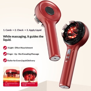 Peigne de massage multifonctionnel efficace Tahath Home 2026 avec lumière rouge, applicateur d'huile capillaire et masseur de cuir chevelu - Product Image 2