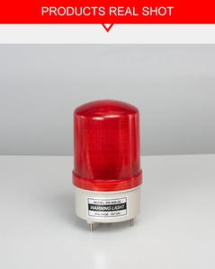 Feu de signalisation LED rotatif LTE-1101 avec alarme sonore et stroboscopique, lampe de secours étanche pour extérieur, ouvre-porte d'urgence clignotant - Product Image 5