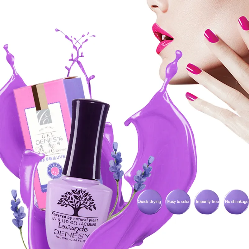 Gel nail polish starter kit Lavender nail polish colour uv gel scent bright long lasting uv nail gel for makeup