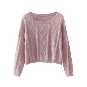 <span class=keywords><strong>Pull</strong></span> en tricot <span class=keywords><strong>fin</strong></span> et ample de style coréen, <span class=keywords><strong>col</strong></span> <span class=keywords><strong>bateau</strong></span>, uni, en tricot d'ordinateur, pour femme - Product Image 3