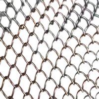 Paravent décoratif en treillis métallique en alliage d'aluminium, cloison décorative en treillis métallique pour mur