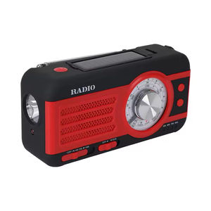 Radio solaire d'urgence AM FM DAB NOAA avec alerte météo, manivelle dynamo, batterie externe 2000 mAh, lampe torche LED 300 m, équipement de survie SOS - Product Image 6