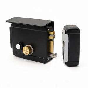 Serrure électrique de jante étanche IP66 pour extérieur avec bouton-poussoir et plaque de <span class=keywords><strong>recouvrement</strong></span>, ensemble de serrures électroniques pour portail et <span class=keywords><strong>porte</strong></span>, fabricant chinois - Product Image 2