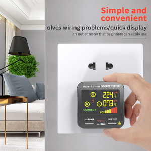 Testeur de Prise Intelligent ZT-E10 avec Grand Écran – Mesure la Tension CA, Facile à Utiliser, Assure la Sécurité Électrique - Product Image 2