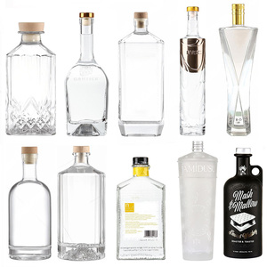 Bottiglie per Liquori in Vetro Vuote di Alta Qualità Personalizzate di Fabbrica da 500ml 700ml 750ml per Tequila, Vodka, Whisky e Gin - Product Image 5