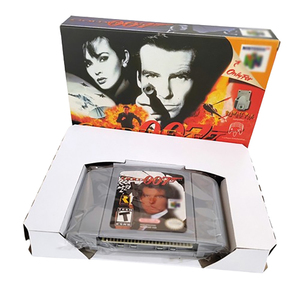 Tiếng Anh Ngôn Ngữ Retro Video Trong Kho USA Phiên Bản Trò Chơi Hộp Mực N64 Trò Chơi Mắt Vàng 007 Với Hộp Bán Lẻ - Product Image 1
