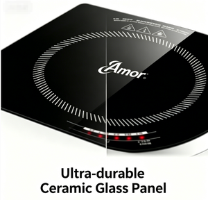 Mini Fornello a Induzione Elettrico ad Alta Potenza con Pannello in Ceramica, in Acciaio Inossidabile, Singolo, Impermeabile, per Esterni, con Spina EU/UK - Product Image 3