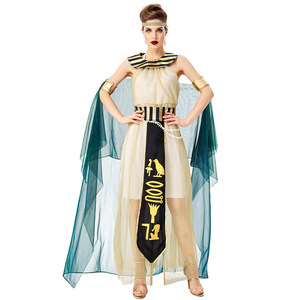 Costume <span class=keywords><strong>de</strong></span> scène <span class=keywords><strong>de</strong></span> la reine égyptienne <span class=keywords><strong>Cléopâtre</strong></span> pour Halloween, idéal pour <span class=keywords><strong>une</strong></span> performance d'opéra - Product Image 4
