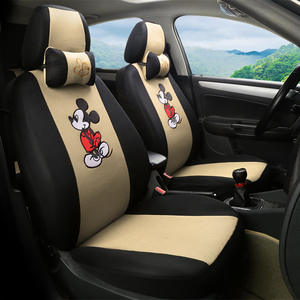 Cojín de asiento de coche de nailon deportivo de lujo, conjunto completo de accesorios interiores impermeables y refrigerantes para modelos de coche A3 A5 A6 - Product Image 1