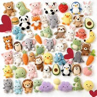 Boneka Hewan Plush 8 Inci Kartun Logo Kustom Kawaii Boneka Hewan Isi Plush