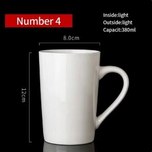 Canecas de Porcelana Brancas Beiges Personalizadas por Atacado, Ecológicas, Duráveis, de Grau Alimentício, Resistentes ao Calor, Personalizadas para Chá e Café - Product Image 5