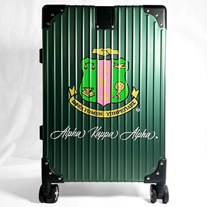 Valigia Personalizzabile con Lettere Greche AKA Sorority, Elegante e Affascinante, Anno 1908, Perfetta per Viaggi in Sorority - Product Image 3
