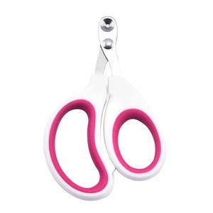 Coupe-ongles pour chats et chiens avec petit trou de guidage, poignée en caoutchouc souple, empêche les saignements et les blessures accidentelles - Outil magique - Product Image 1