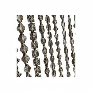 Elige tu diseño Cuentas de latón Hilo Collar de cuentas de cobre sólido Cuentas de cobre oxidado Cuentas al por mayor Hebras Fabricación de joyas - Product Image 1