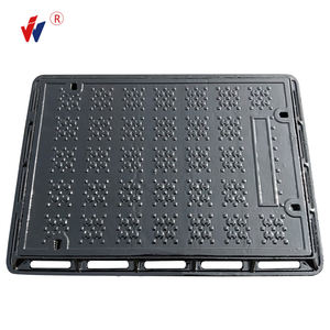 헤비 듀티 EN124 D400 사각 지하 연성 철 블랙 구두약 페인팅 맨홀 커버-드레인 커버 가격 - Product Image 3