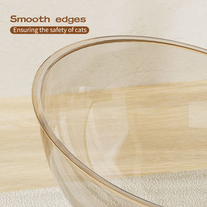 Offre Spéciale : Niche pour Chat Moderne en Forme de Capsule Spatiale, Transparente en Acrylique, pour Intérieur – Lit pour Chat - Product Image 2