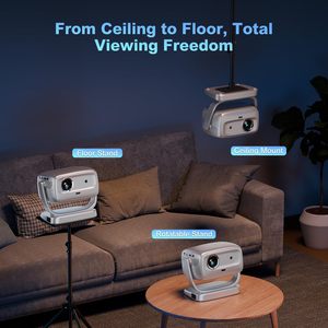 Proyector Ultra HD para Uso Doméstico con Soporte Gimbal, Función de Enfoque Automático, Proyección Clara a la Luz del Día - Product Image 6