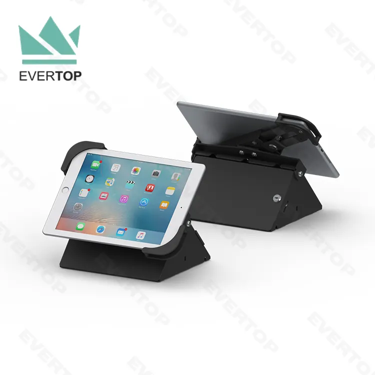 LST09-D Flip Screen Share for iPad Enclosure Stand Universal 7" 10.5" 12.9" tablet PC for iPad Samsung Lenovo kiosk Display