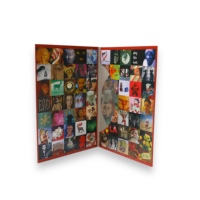 Kemasan dompet DVD ramah lingkungan harga murah, kualitas bagus, cetak kustom, sampul lipat DVD