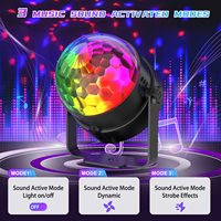 Pas cher Nouveau Son Activé Télécommande LED RGB DJ Party Light Crystal Magic Ball Disco Lights