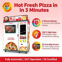 Distributeur automatique de pizzas chaudes au prix d'usine pour les centres commerciaux et les supermarchés