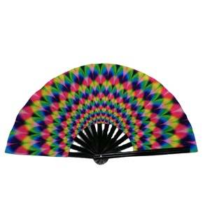 Abanico de Mano Plegable de Bambú Ecológico Personalizado 2026, 33 cm (13 Pulgadas), Grande, para Regalo Promocional - Product Image 3