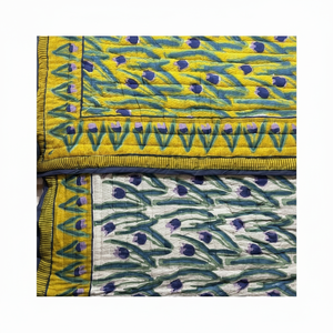 Diseño Premium Mejor Venta Caliente Alta Calidad Algodón Acolchado Colcha Conjunto Ligero Bordado Impreso Colcha para Todas las Estaciones - Product Image 1