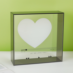 Wholesale Acrylic Flower <b>Box</b> for Eternal Flowers <b>Heart</b>-<b>Shaped</b> Confession Proposal Gift Suitable Birthday Celebrations and - Product Image 5
