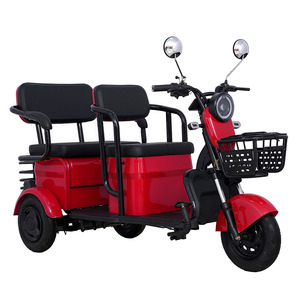 Triciclo Eléctrico Holladay para 3 Pasajeros, Batería de 20Ah/30Ah, Bicicleta Eléctrica de 500w con Caja de Carga para Entregas - Product Image 3