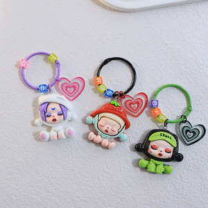 Llavero Creativo y Lindo con Forma de Auto, Decoración Delicada para Bolsos de Pareja, Pequeño Regalo al por Mayor, Llavero de Dibujos Animados de <span class=keywords><strong>Chicas</strong></span> <span class=keywords><strong>Malas</strong></span> - Product Image 3