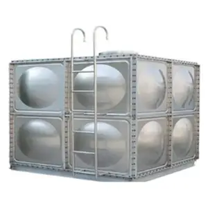 Stainless steel round square water tank customized raw water treatment equipment water tank